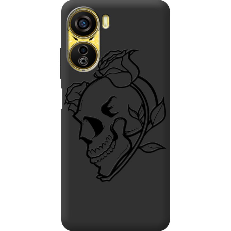 Черный чехол BoxFace Nubia Neo 5G Skull and Roses