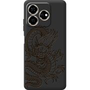 Черный чехол BoxFace Nubia V60 Chinese Dragon