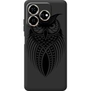 Черный чехол BoxFace Nubia V60 Owl