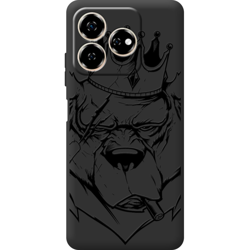 Черный чехол BoxFace Nubia V60 Bear King