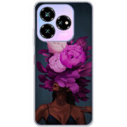 Чехол BoxFace Nubia V60 Design Exquisite Purple Flowers