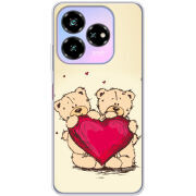 Чехол BoxFace Nubia V60 Design Teddy Bear Love