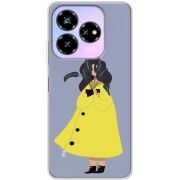 Прозрачный чехол BoxFace Nubia V60 Design Just a Girl