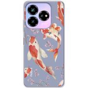 Прозрачный чехол BoxFace Nubia V60 Design Japanese Koi Fish