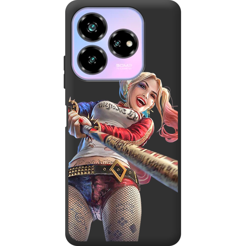 Черный чехол BoxFace Nubia V60 Design Happy Harley Quinn