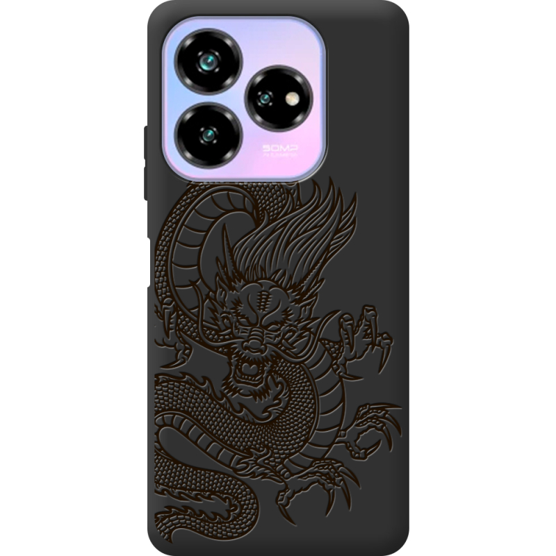 Черный чехол BoxFace Nubia V60 Design Chinese Dragon