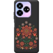 Черный чехол BoxFace Nubia V60 Design Ukrainian Ornament