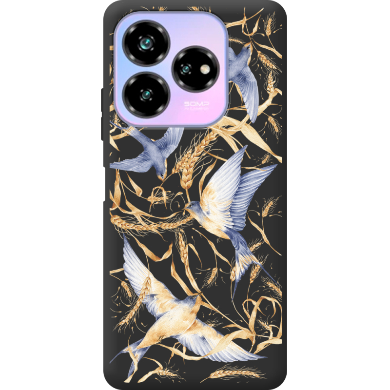 Черный чехол BoxFace Nubia V60 Design Ластівки