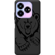 Черный чехол BoxFace Nubia V60 Design Grizzly Bear