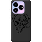 Черный чехол BoxFace Nubia V60 Design Skull and Roses