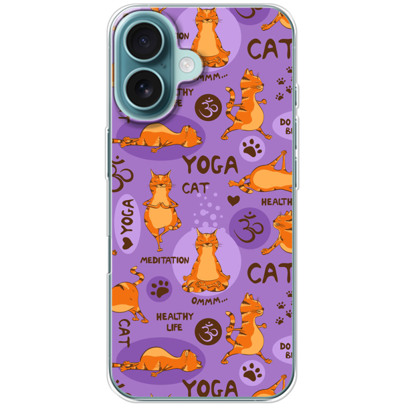 Чехол BoxFace Apple iPhone 16 Yoga Cat