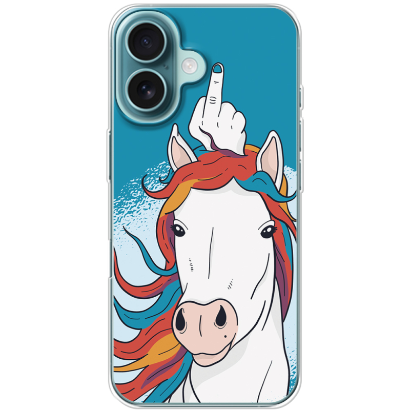 Чехол BoxFace Apple iPhone 16 Fuck Unicorn