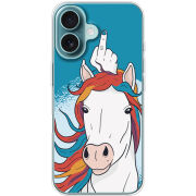 Чехол BoxFace Apple iPhone 16 Fuck Unicorn