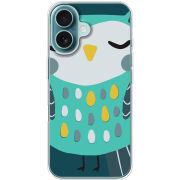 Чехол BoxFace Apple iPhone 16 Green Owl