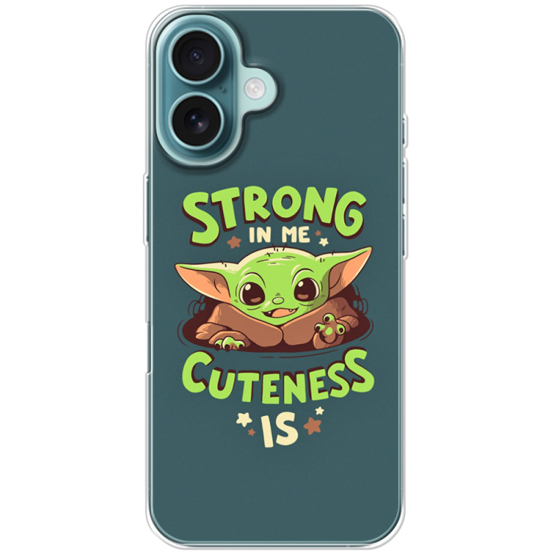 Чехол BoxFace Apple iPhone 16 Strong in me Cuteness is