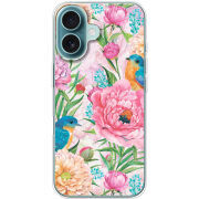 Чехол BoxFace Apple iPhone 16 Birds in Flowers