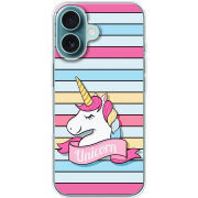 Чехол BoxFace Apple iPhone 16 Unicorn