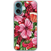 Чехол BoxFace Apple iPhone 16 Tropical Flowers