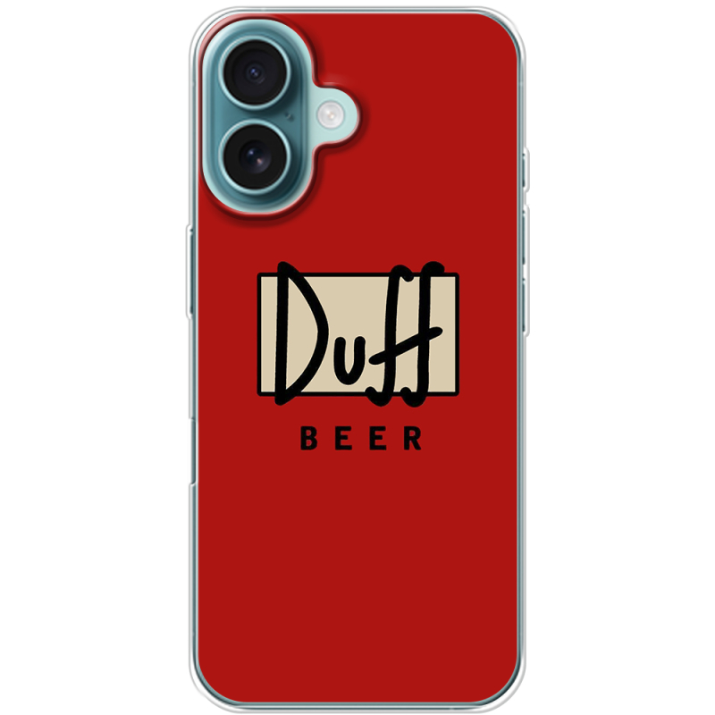 Чехол BoxFace Apple iPhone 16 Duff beer