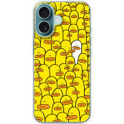 Чехол BoxFace Apple iPhone 16 Yellow Ducklings