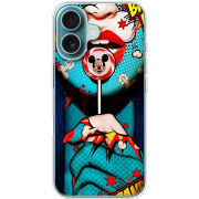 Чехол BoxFace Apple iPhone 16 Girl Pop Art