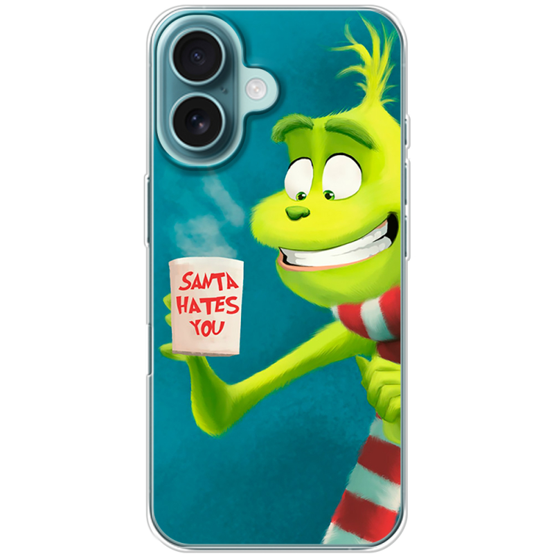 Чехол BoxFace Apple iPhone 16 Santa Hates You