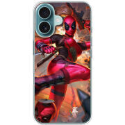 Чехол BoxFace Apple iPhone 16 Woman Deadpool