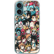 Чехол BoxFace Apple iPhone 16 Anime Stickers