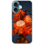 Чехол BoxFace Apple iPhone 16 Exquisite Orange Flowers