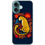 Чехол BoxFace Apple iPhone 16 Petrykivka Leopard