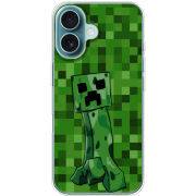 Чехол BoxFace Apple iPhone 16 Minecraft Creeper