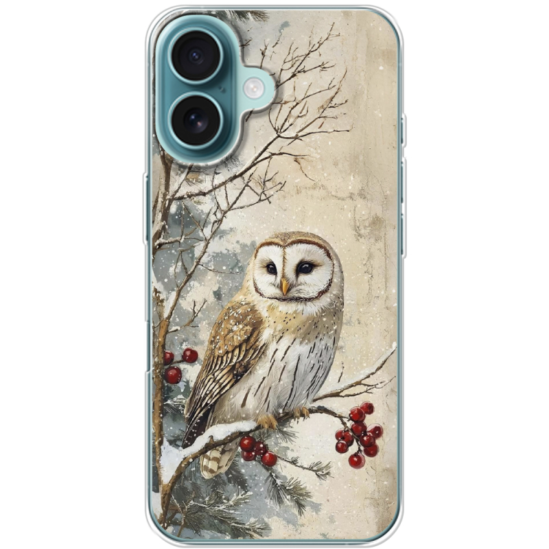 Чехол BoxFace Apple iPhone 16 Christmas Owl