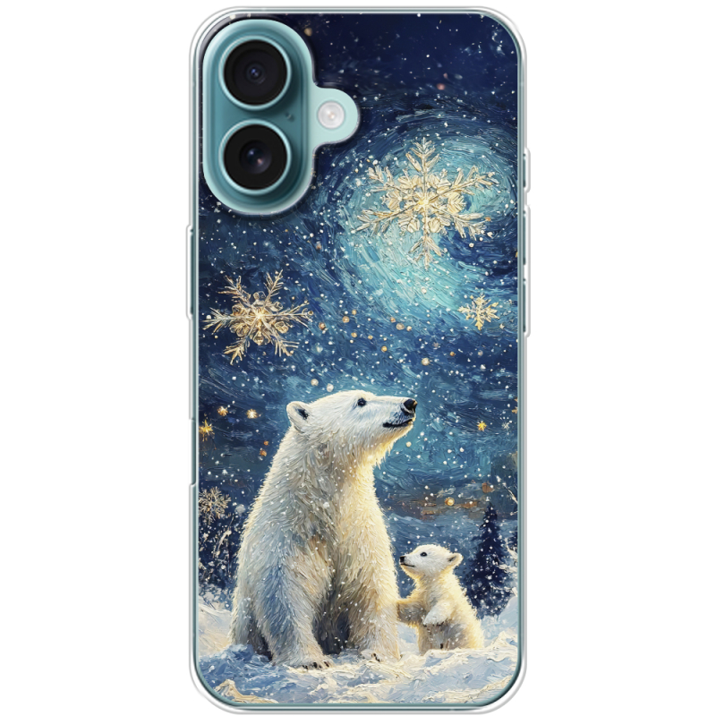 Чехол BoxFace Apple iPhone 16 Північні ведмеді