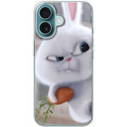 Чехол BoxFace Apple iPhone 16 Rabbit Snowball