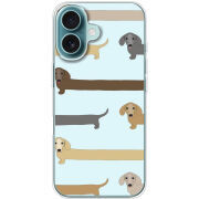 Чехол BoxFace Apple iPhone 16 Dachshund