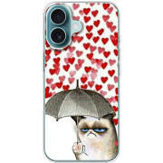 Чехол BoxFace Apple iPhone 16 Raining Hearts