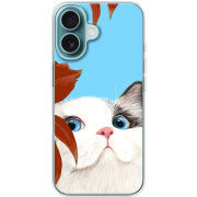 Чехол BoxFace Apple iPhone 16 Wondering Cat