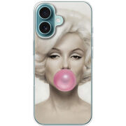 Чехол BoxFace Apple iPhone 16 Marilyn Monroe Bubble Gum