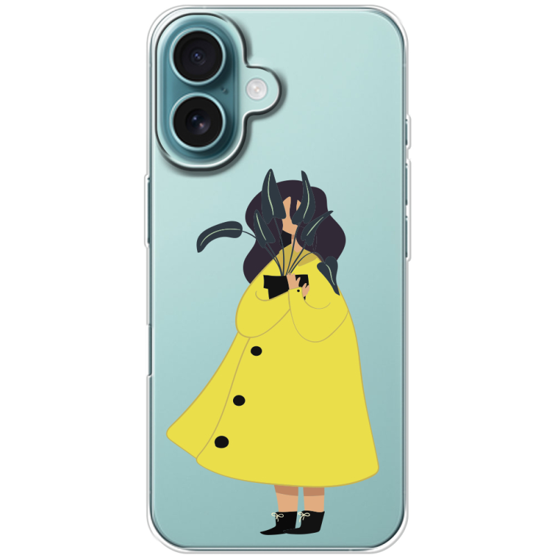 Прозрачный чехол BoxFace Apple iPhone 16 Just a Girl