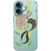 Прозрачный чехол BoxFace Apple iPhone 16 Cute Mermaid