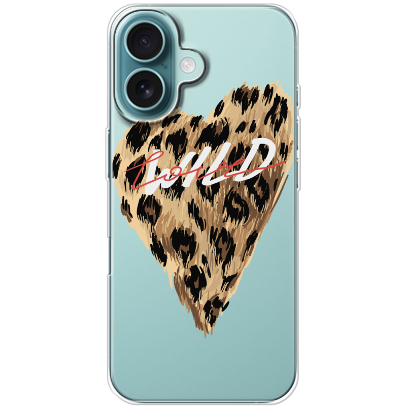 Прозрачный чехол BoxFace Apple iPhone 16 Wild Love