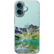 Прозрачный чехол BoxFace Apple iPhone 16 Green Mountain