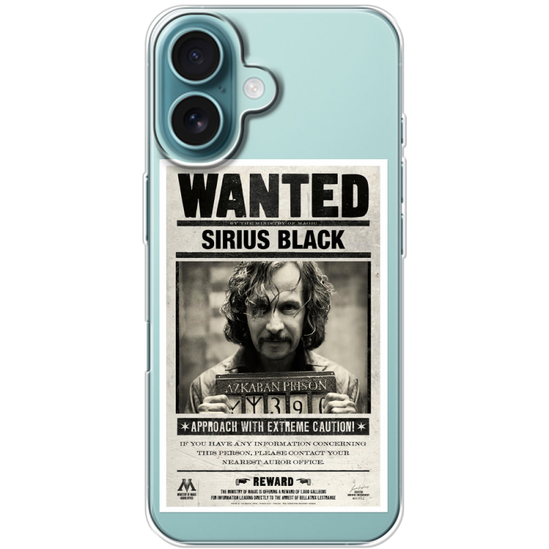 Прозрачный чехол BoxFace Apple iPhone 16 Sirius Black