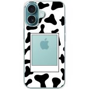 Прозрачный чехол BoxFace Apple iPhone 16 Cow