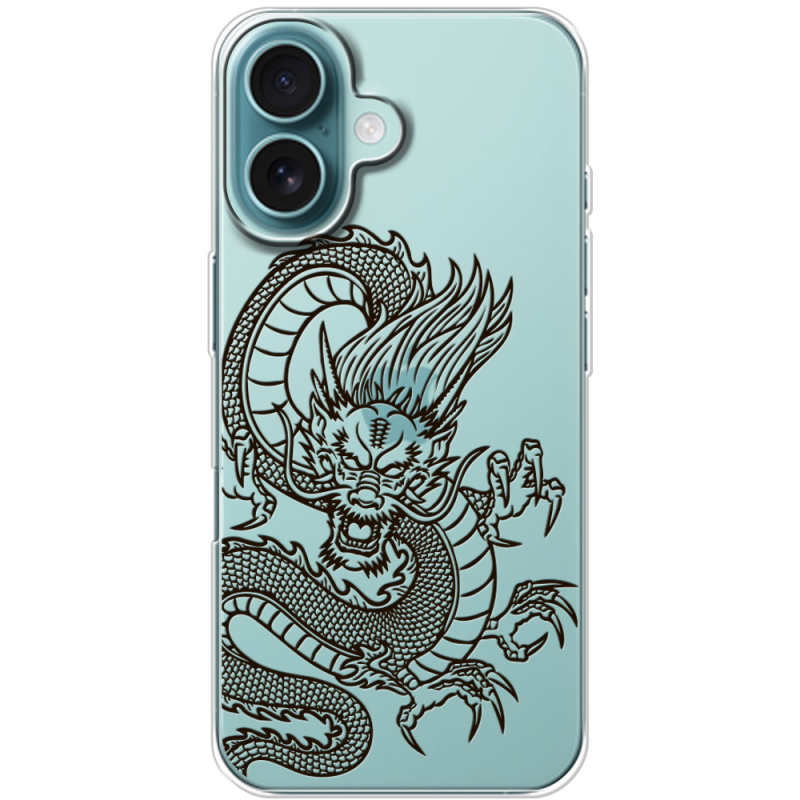 Прозрачный чехол BoxFace Apple iPhone 16 Chinese Dragon