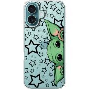 Прозрачный чехол BoxFace Apple iPhone 16 Baby Yoda