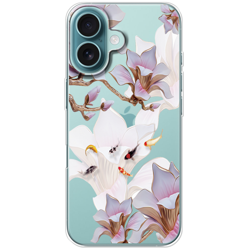 Прозрачный чехол BoxFace Apple iPhone 16 Chinese Magnolia