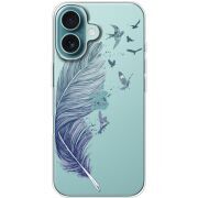 Прозрачный чехол BoxFace Apple iPhone 16 Feather