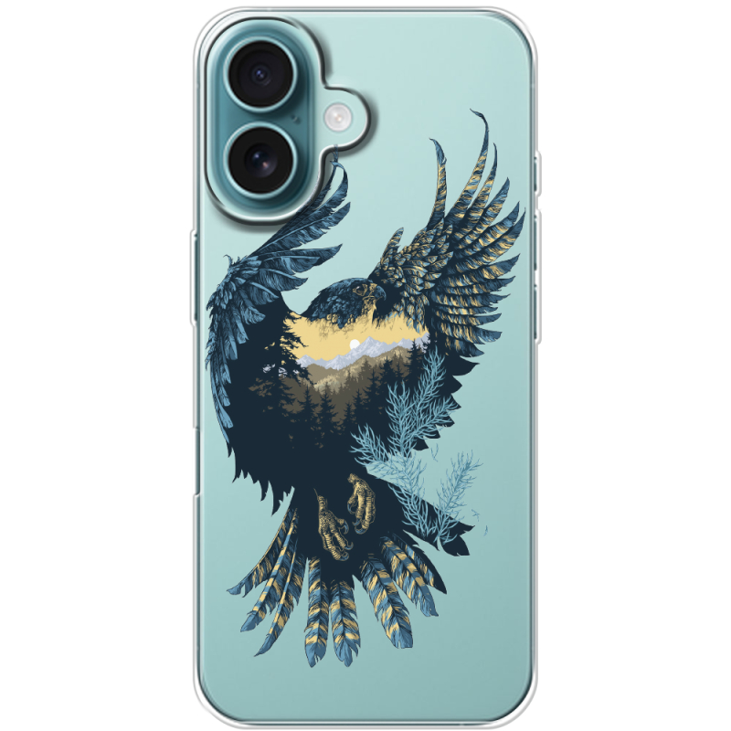 Прозрачный чехол BoxFace Apple iPhone 16 Eagle