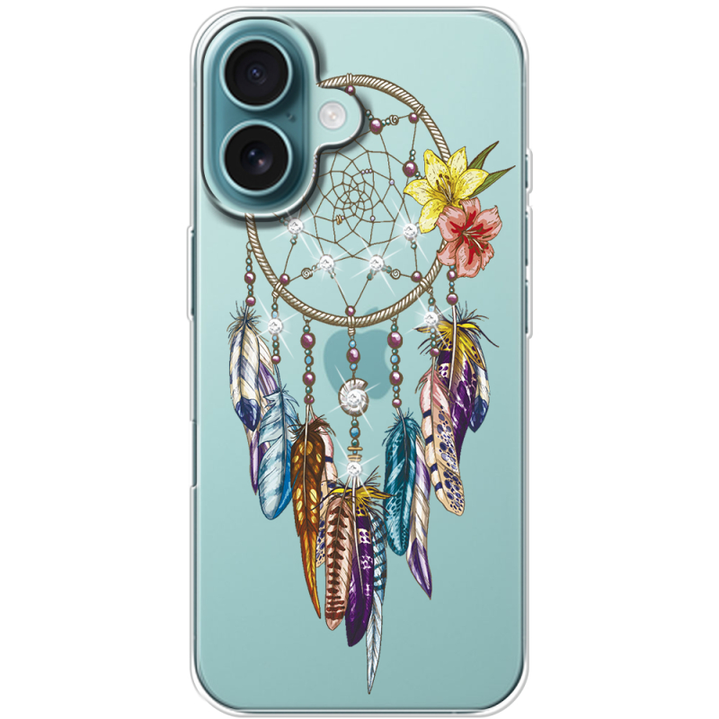 Чехол со стразами Apple iPhone 16 Dreamcatcher